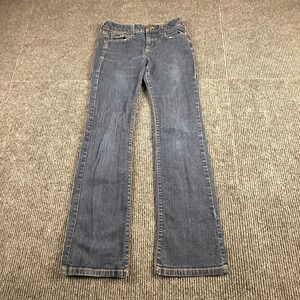 DKNY Jeans Womens Size 4R Medium Wash Bootcut Stretch Denim Blue KCMU1658 4262